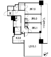Floor: 3LDK, occupied area: 86.34 sq m, Price: 57,638,483 yen ~ 69,247,646 yen