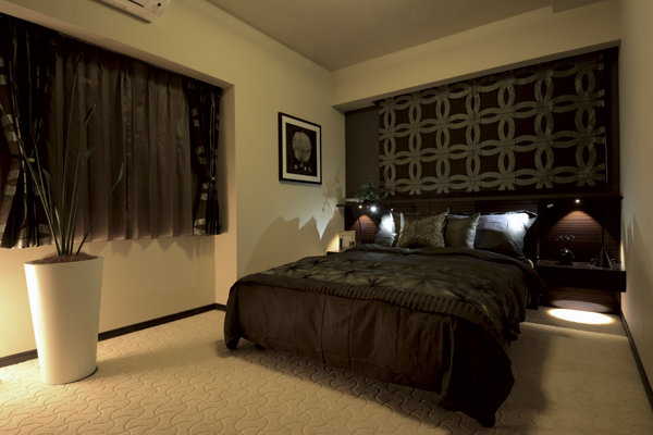 Interior.  [bedroom] Decorate the number of time in style, Tansei space has been directed (B2 type model room)