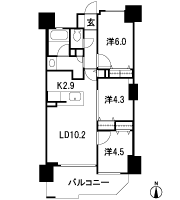 Floor: 3LDK, occupied area: 60 sq m, Price: 30,783,000 yen