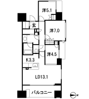 Floor: 3LDK + Doma + SIC, the area occupied: 75.5 sq m, Price: 42,800,000 yen ・ 43,800,000 yen