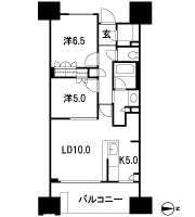 Floor: 2LDK + SIC, the occupied area: 61.03 sq m, Price: 35.1 million yen