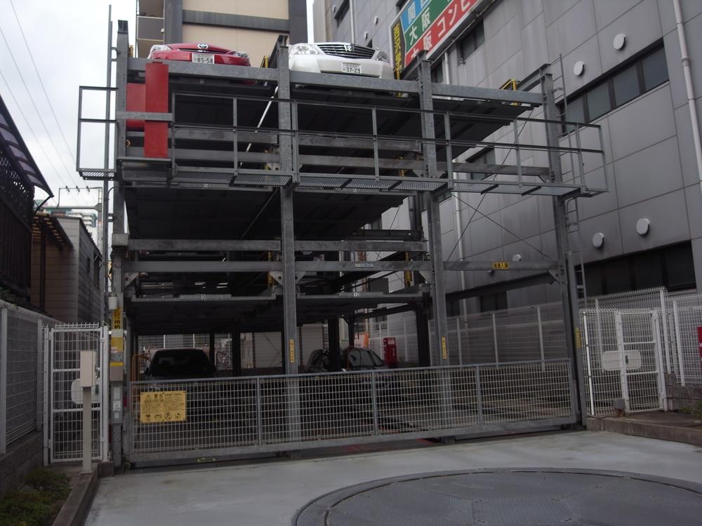 Parking lot. Common areas