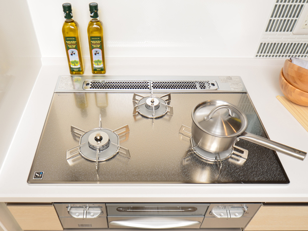 Kitchen.  [Wide glass top stove] Easy to use, It is easy to clean after use (same specifications)
