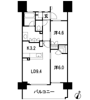 Floor: 2LDK, occupied area: 55.06 sq m, Price: 26,880,000 yen ・ 27,880,000 yen
