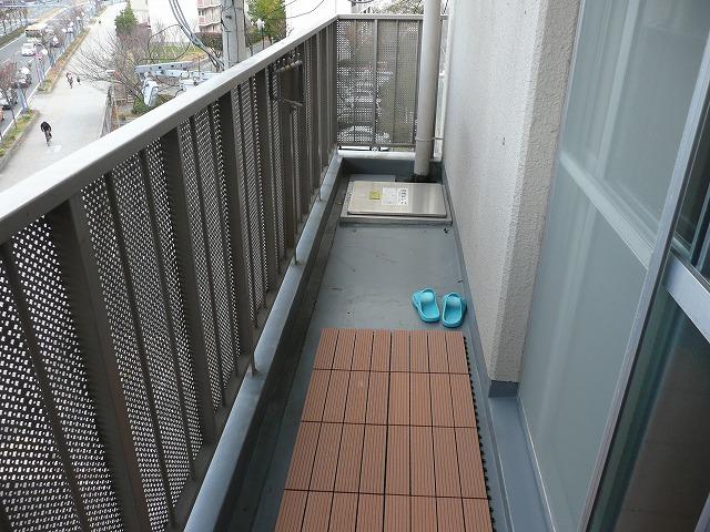 Balcony. Long balcony