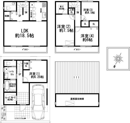 Other. 3-story plan example