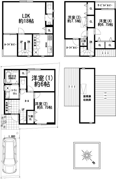 Other. 3-story plan example