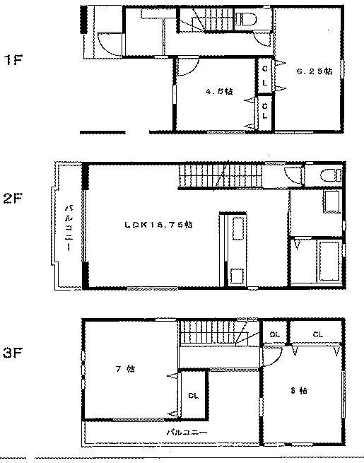 Floor plan. (No. 2 locations), Price 33,800,000 yen, 4LDK, Land area 60.12 sq m , Building area 96.38 sq m