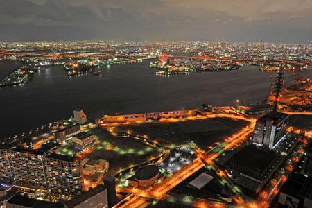 Other. Konohana Ward of night view