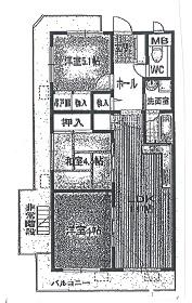 Floor plan. 3LDK, Price 16.8 million yen, Occupied area 61.32 sq m , Balcony area 9 sq m