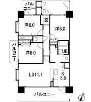 Floor: 3LDK, occupied area: 72.82 sq m, Price: 30,900,000 yen ・ 32,800,000 yen
