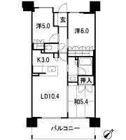 Floor: 3LDK, occupied area: 63.77 sq m, Price: 23.9 million yen