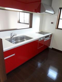 Kitchen.  [Minato-ku, real estate buying and selling] System kitchen