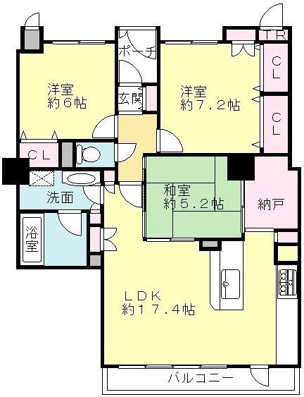 Floor plan. 3LDK, Price 32,800,000 yen, Occupied area 82.59 sq m