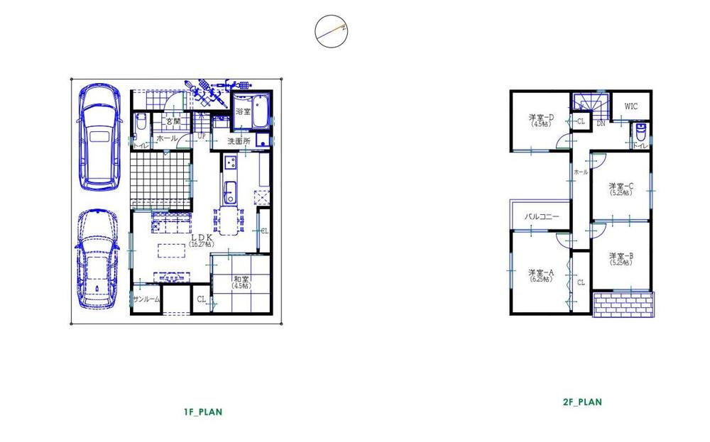 Building plan example (floor plan). Reference building plan example Building area  104.75  sq m