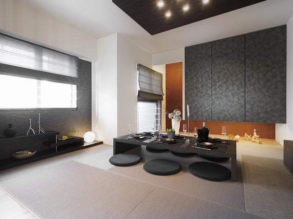 living ・ Dining Tsuzukiai, Hobby room, Drawing room, etc., Handy Japanese-style room in use in flexible to match the life scene. Nice calm atmosphere and modern interiors
