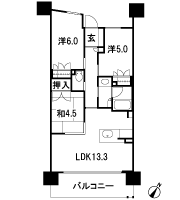 Floor: 3LDK, occupied area: 63.37 sq m, Price: 23.4 million yen ~ 26,870,000 yen