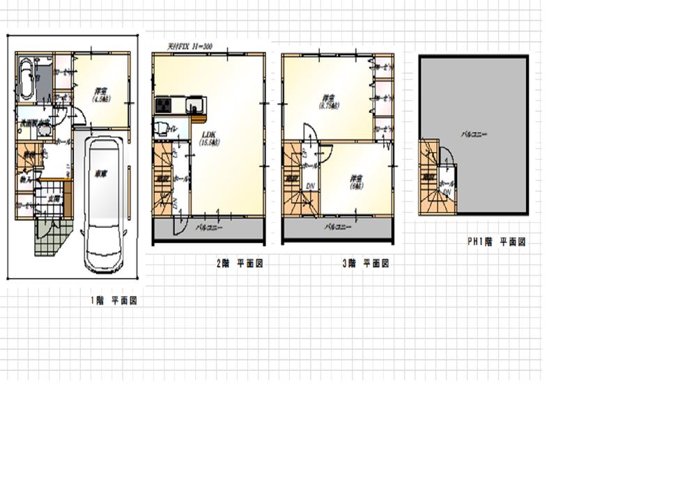 Floor plan. 33,800,000 yen, 3LDK, Land area 53.63 sq m , Building area 90.31 sq m per diem good Property! ! Storage is also pat! !