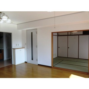 Living and room. Japanese-style room from the living room