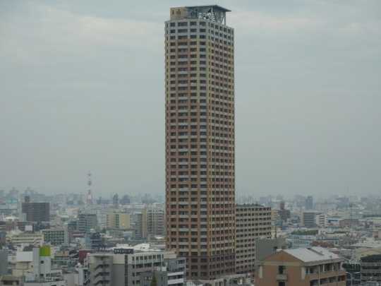 Local appearance photo. It will be on the corner dwelling unit of 39 floor. From the balcony Kobe ・ Umeda ・ Ikoma district