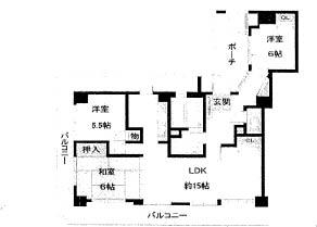 Floor plan. 3LDK, Price 19,800,000 yen, Occupied area 81.77 sq m , Balcony area 10 sq m