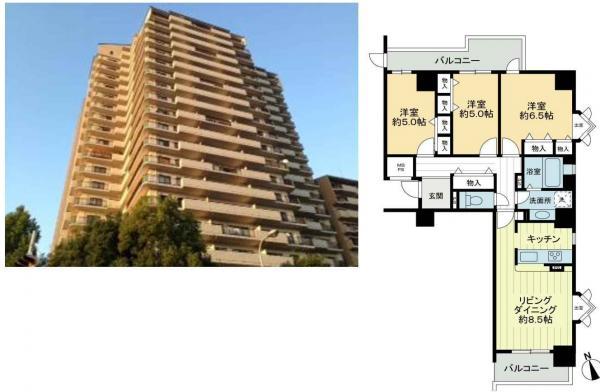 Floor plan. 3LDK, Price 28,900,000 yen, Occupied area 83.15 sq m , Balcony area 13.96 sq m