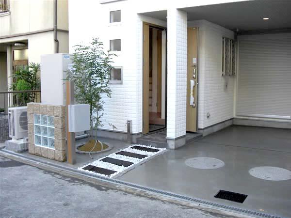 Parking lot. The company example of construction (free to choose)