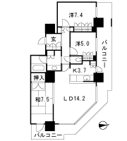 Floor: 3LDK, occupied area: 84.71 sq m, Price: 51,100,000 yen ~ 52,900,000 yen