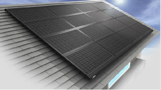 Power generation ・ Hot water equipment. Future solar power generation of "roofing material = solar panels.".