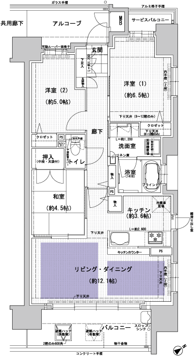 Floor: 3LDK, occupied area: 70.07 sq m, Price: TBD