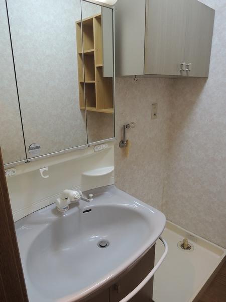 Wash basin, toilet. Second floor sanitary. Housed on top of the waterproof pan. Convenient. 
