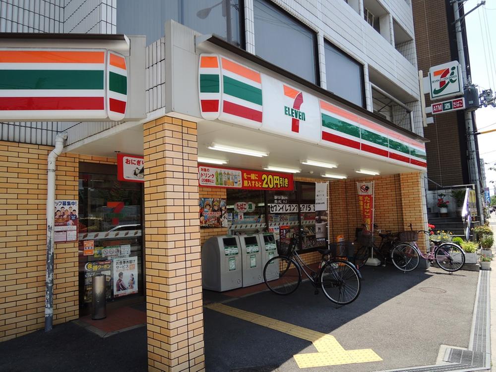 Convenience store. Seven-Eleven 94m up to 2-chome Osaka Uchindai cho 2-minute walk