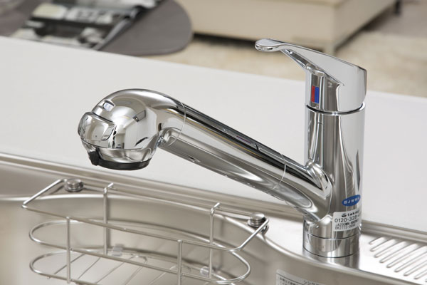 Kitchen.  [Water purifier integrated single lever faucet] Convenient hand shower type of faucet to the care of the sink. Also it has built-in water purifier that can be used at any time delicious water immediately (same specifications)