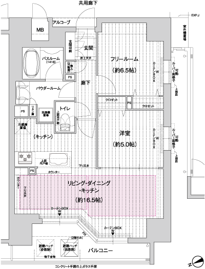 Floor: 1LDK + F, the area occupied: 63.59 sq m, Price: 25,691,200 yen ~ 28,331,400 yen