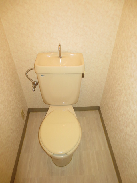 Toilet. Also it has separate toilet. 