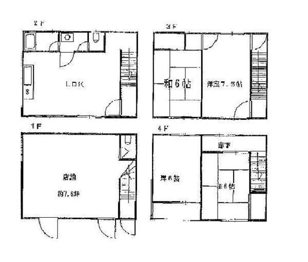 Floor plan. 25 million yen, 4LDK, Land area 36.8 sq m , Building area 109.37 sq m