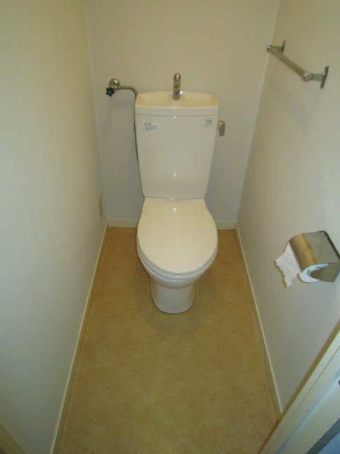 Toilet. Toilet space spread. 