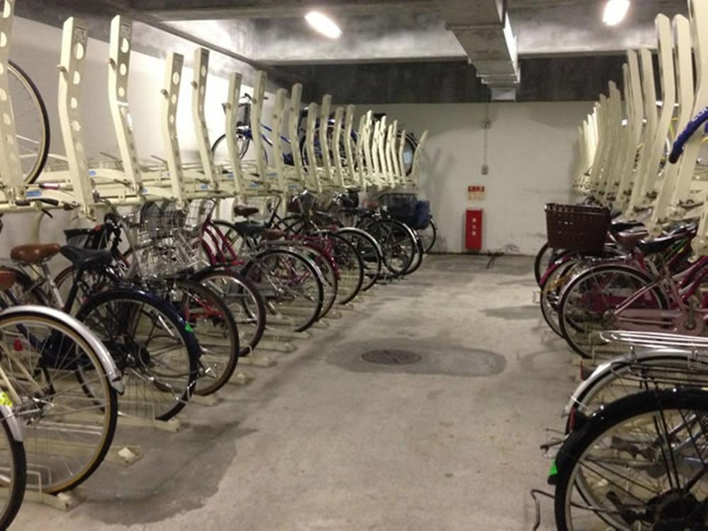 Parking lot. Common areas