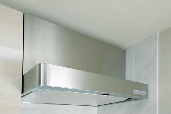 Kitchen.  [Stainless steel range hood] Oil dirt is with luck difficult current plate (same specifications)