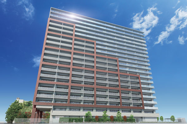 Features of the building.  [appearance] Total 187 units, Born in the scale of the ground 20-story (Rendering)