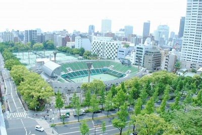 park. 400m until toughness park tennis courts (park)