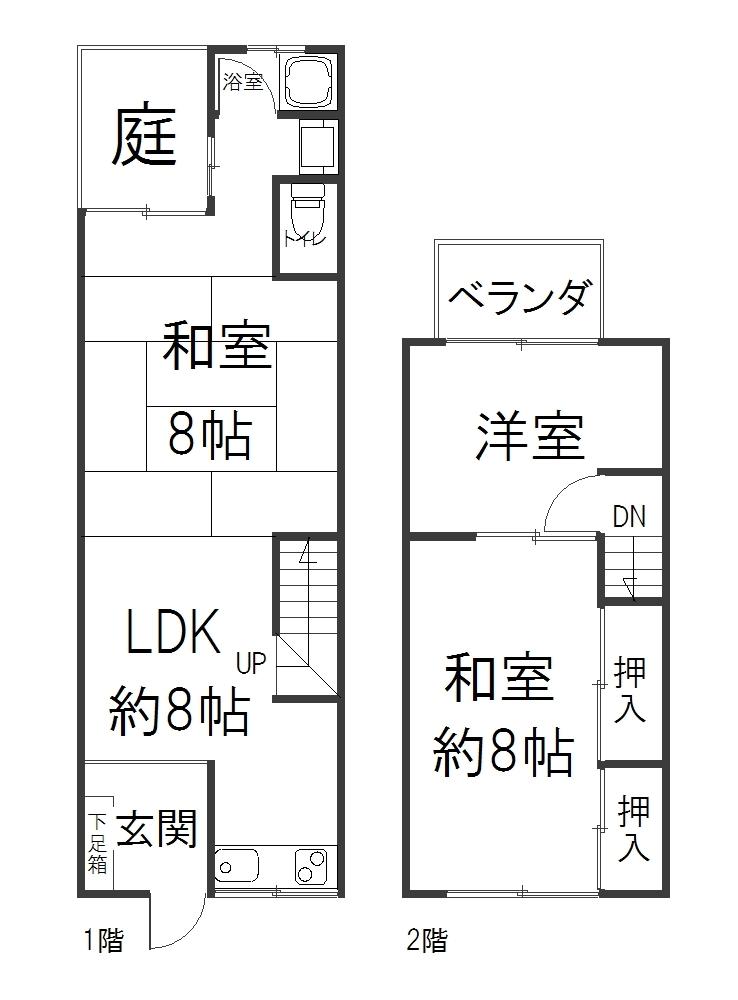 Floor plan. 6.8 million yen, 3LDK, Land area 52.36 sq m , Building area 56.79 sq m