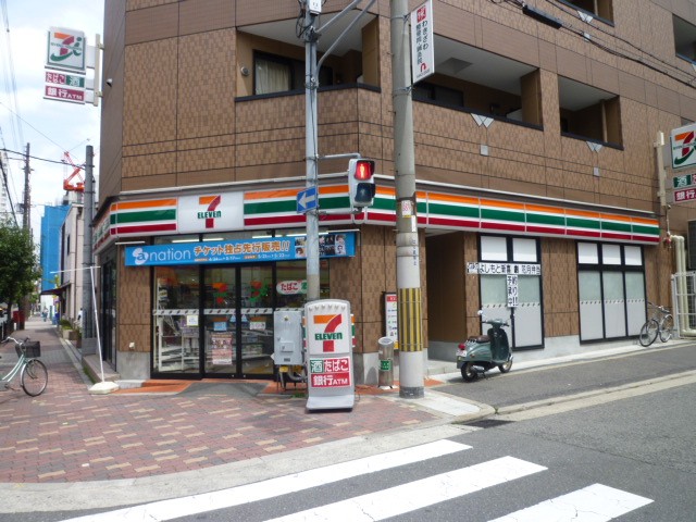 Convenience store. Seven-Eleven Osaka Utsubohon-cho 3-chome up (convenience store) 101m