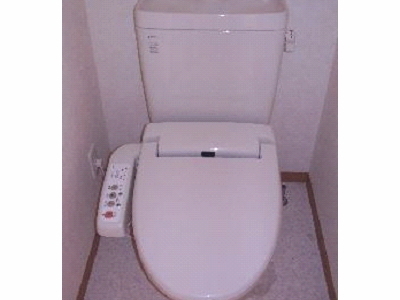 Toilet. Toilet with washlet. I'm glad equipment.