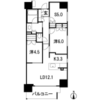 Floor: 2LDK + S (storeroom) ・ 3LDK, occupied area: 67.81 sq m, Price: 36.9 million yen