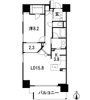 Floor: 1LDK + DEN + WIC, the occupied area: 73.94 sq m, Price: 39.7 million yen