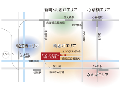 Local area map (illustration)