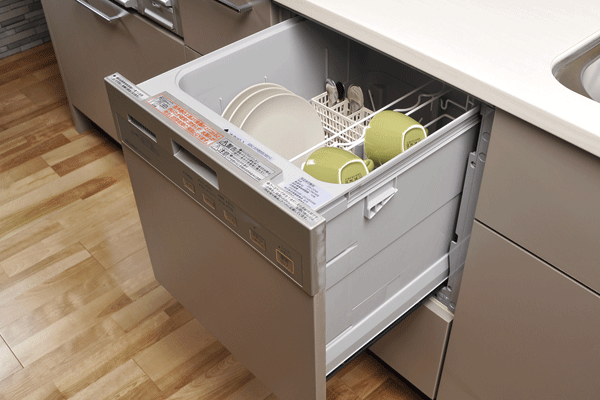 Kitchen.  [Dishwasher] Comfortable support for the clean up of the post-prandial. Glad low noise ・ This energy-saving design ※ 1 specified maintenance products (same specifications)