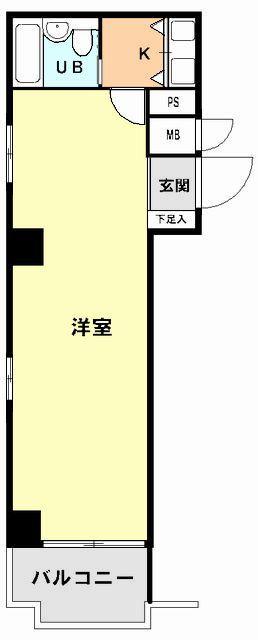 Floor plan. Price 9.1 million yen, Occupied area 31.51 sq m , Balcony area 4.7 sq m