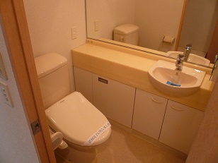 Toilet. With Washlet